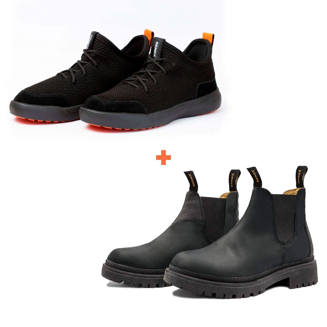 Pack Botín Original 2 + Zapatilla Mujer Negro