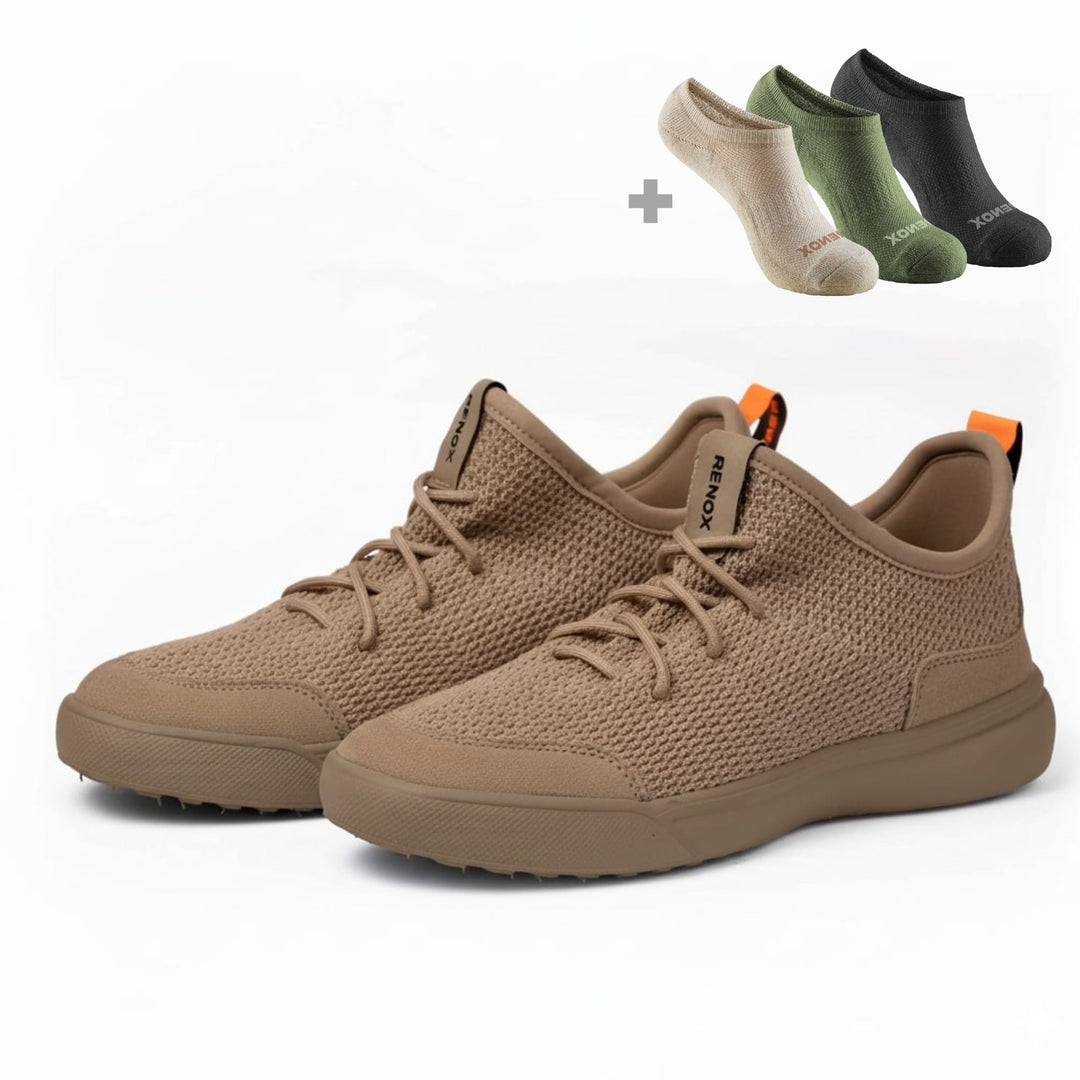 Versaknit Taupe + Pack 3 Calcetines No Show