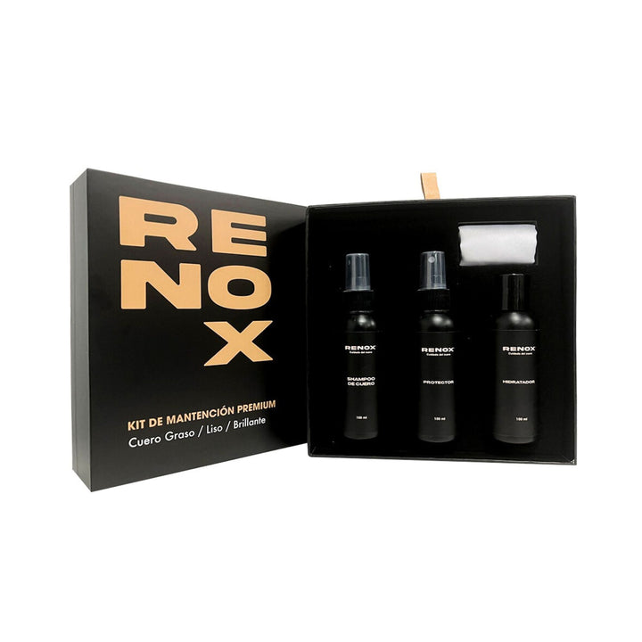 Kit Limpieza Mantención Cuero Graso Liso Botines Zapatos Renovador