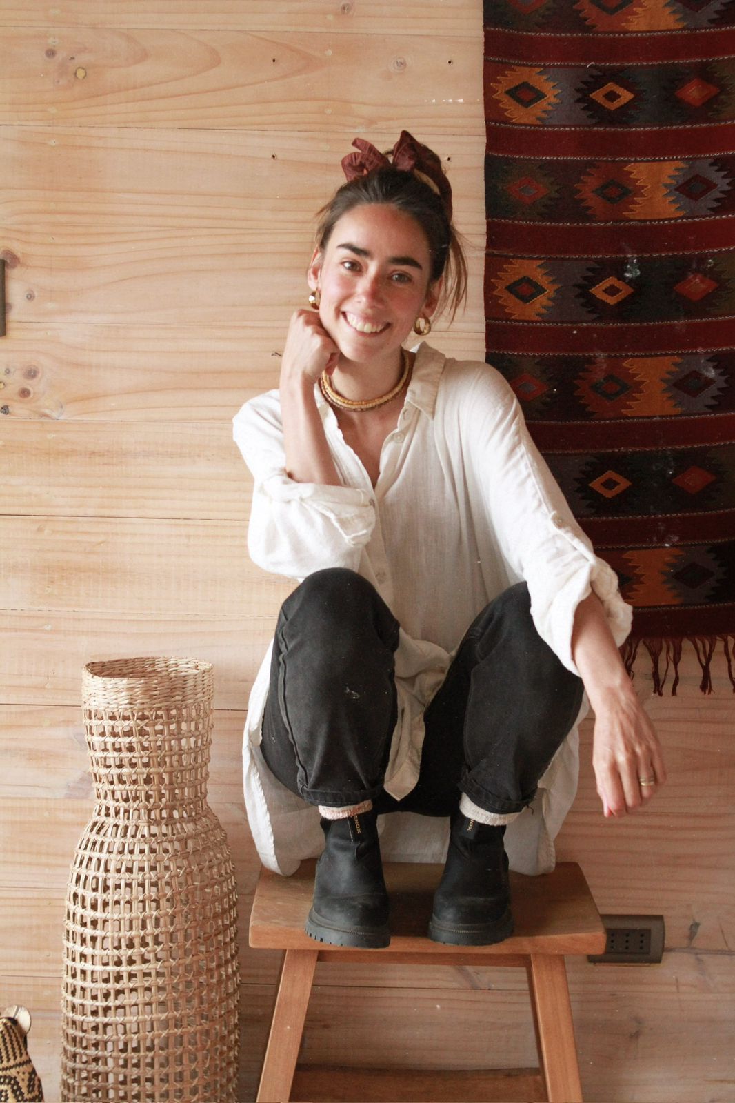 Javiera dejó Santiago para ir a vivir a Pichilemu