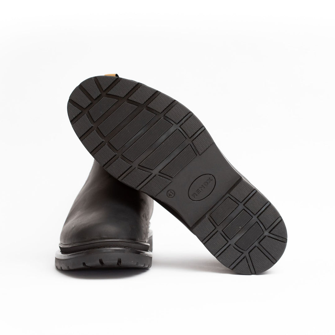 Pack Botín Negro Hombre + 2 Calcetines