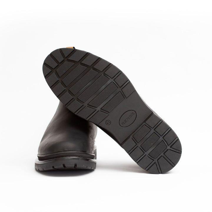 Pack Botín Negro Hombre + 2 Calcetines