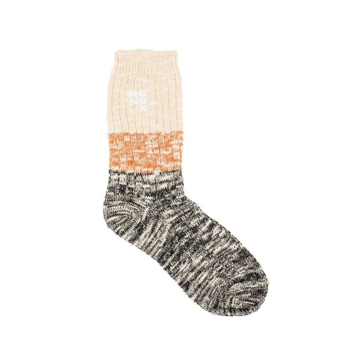 Calcetín Cloud Unisex Naranjo Rayas