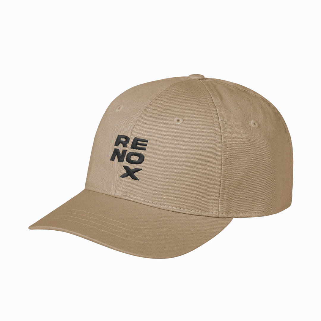 Jockey 6 Panel Algodón Beige