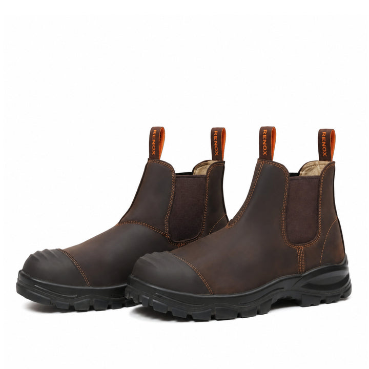 botin bototo seguridad chelsea cuero renox impermeable
