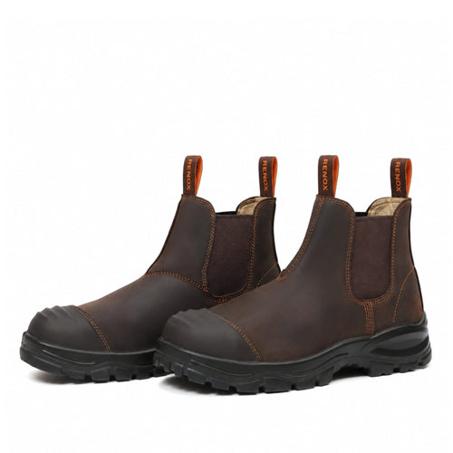 Botín WorkPro Cuero Impermeable Trabajo Exigente Unisex