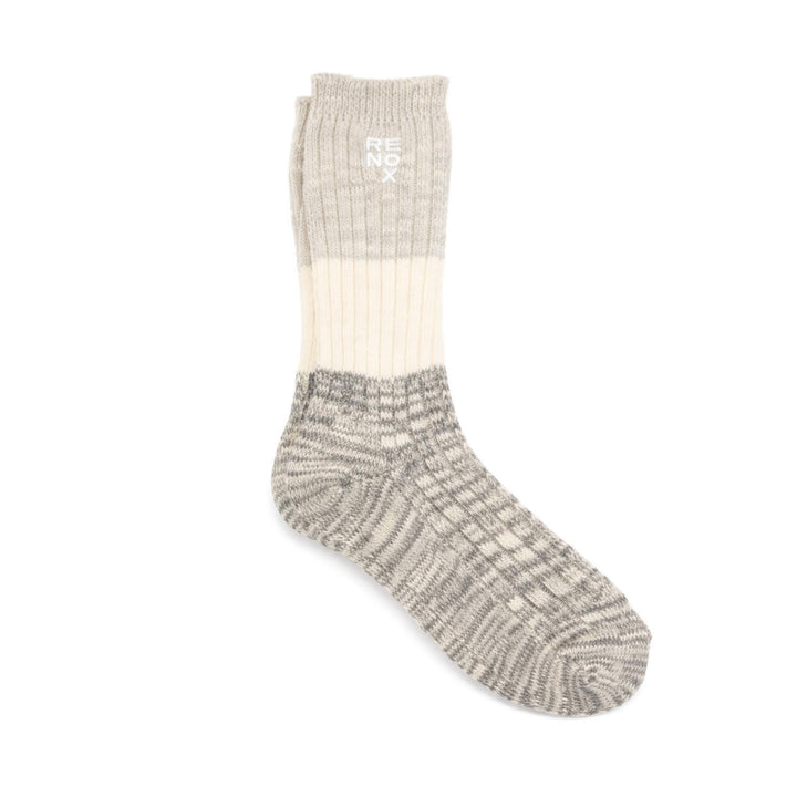 Calcetín Cloud Unisex Gris Rayas