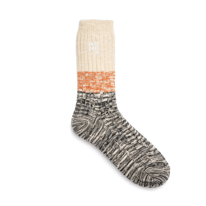 Calcetín Cloud Unisex Naranjo Rayas