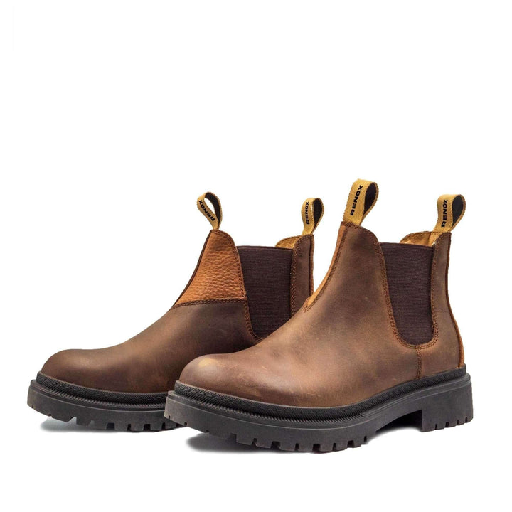 Botín Impermeable Chelsea Café Mujer Waterproof Renox – Renox Chile