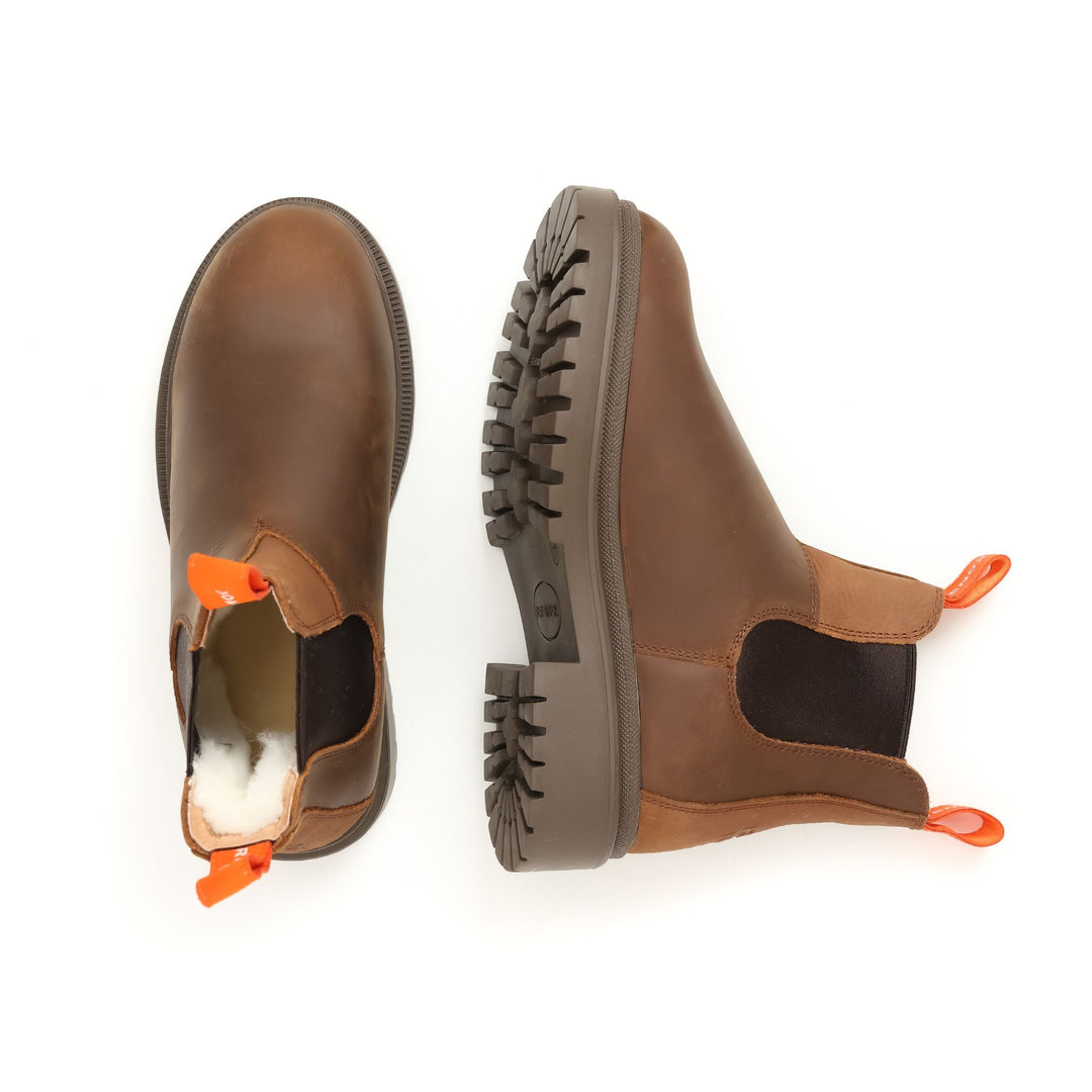 Botín Original 2 Chiporro Natural Café Mujer