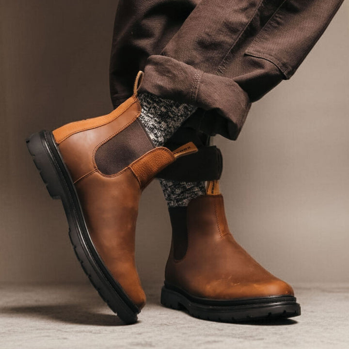 Botín Original 2 Café Rústico Hombre