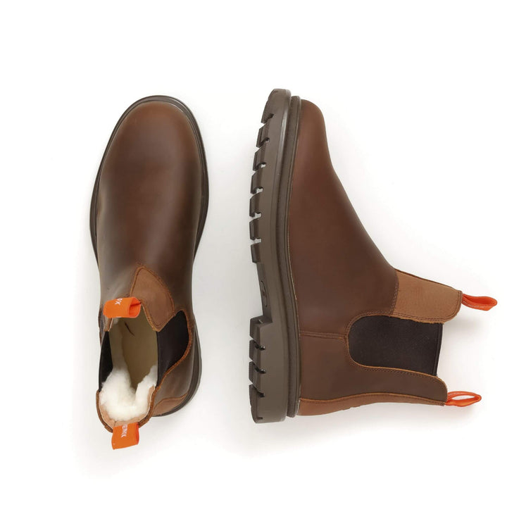 Botín Original 2 Chiporro Natural Café Hombre