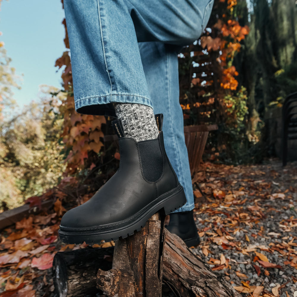 botin bototo chelsea cuero natural renox