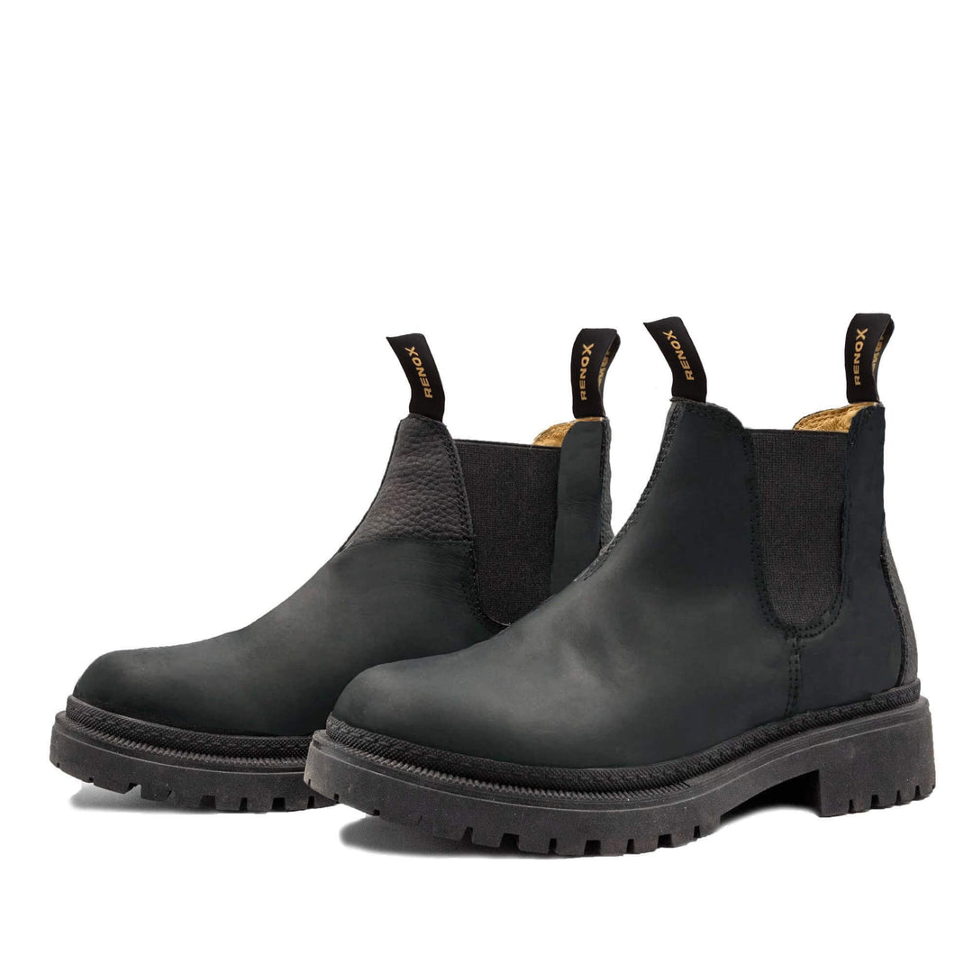 Botín Impermeable Mujer Negro Waterproof Chelsea Renox – Renox Chile