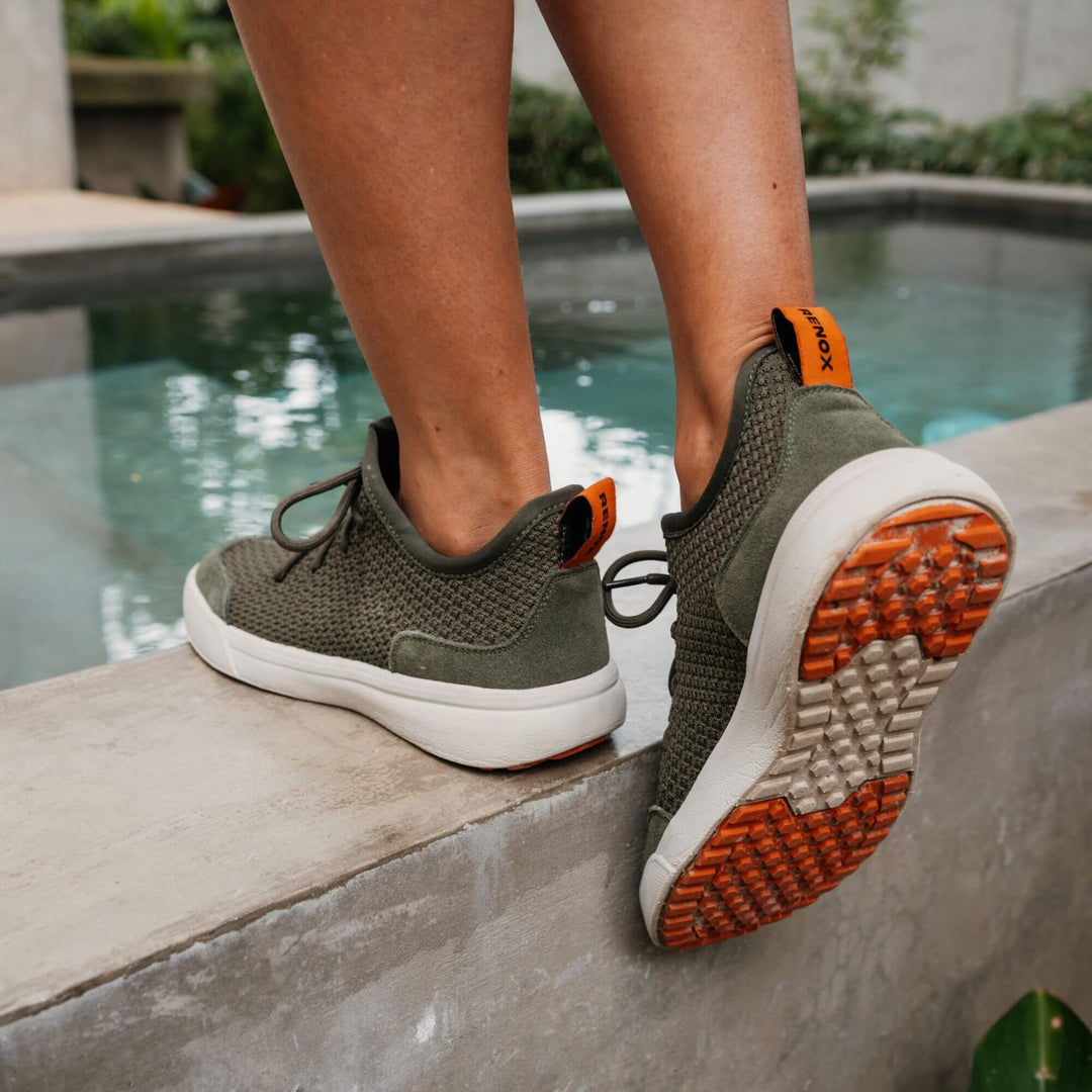 Zapatilla Versaknit Verde Musgo Unisex