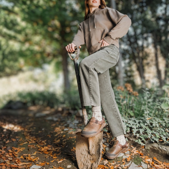 Zueco Terra Clog Todo Terreno Café Chocolate Unisex